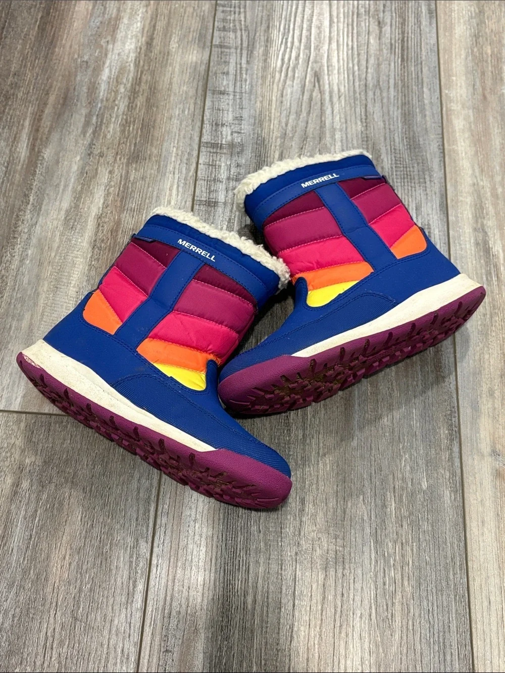 Merrell Alpine Puffer Rainbow Waterproof Snow Boot